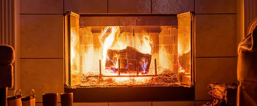 Mendota Hearth Landscape Fireplace Installation in Kennewick, Washington